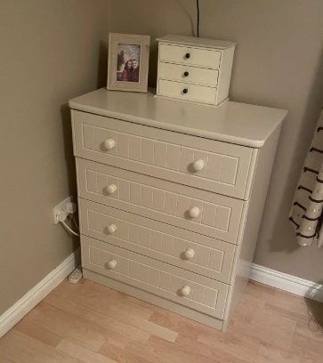 Chest of drawers furniture respray